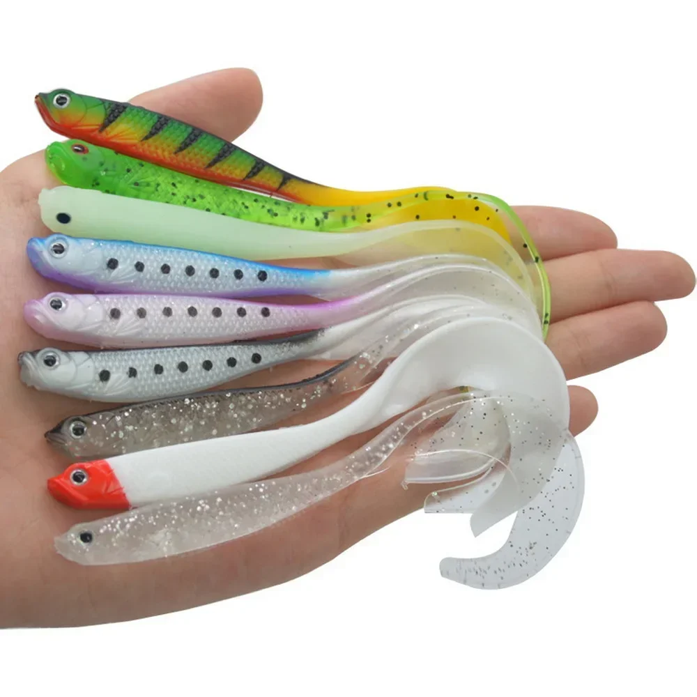 Fishing Lure Spinnerbait - Fishing Lure 125mm Swimbait Shad T-Tail