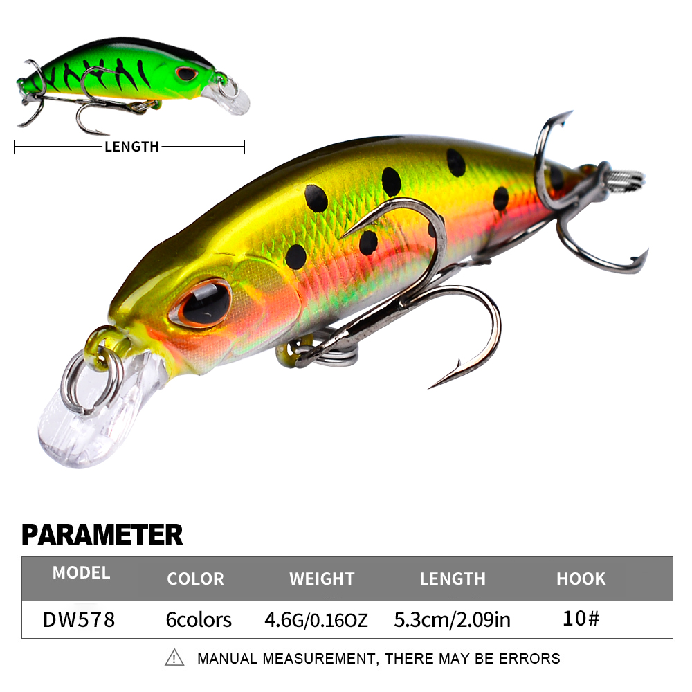 Proberos Mini Sinking Minnow W - Fishing Lure Jerkbait recension och pris
