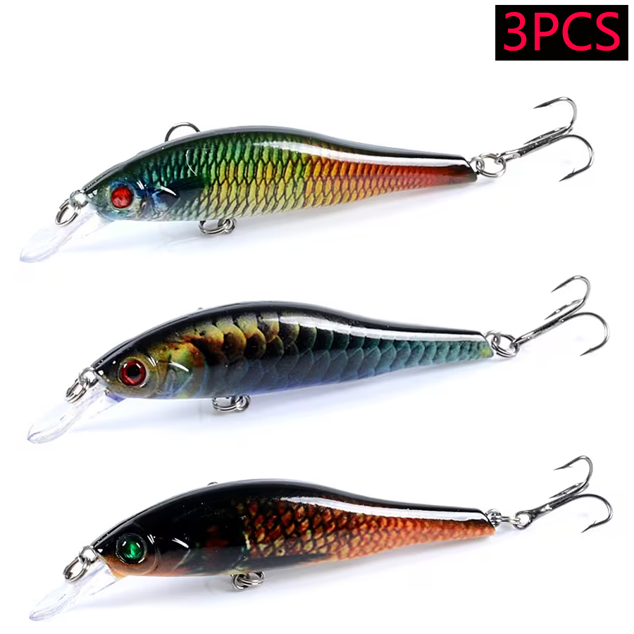 3PCS Hard Bait Kit Artificial  - Fishing Lure Jerkbait recension och pris