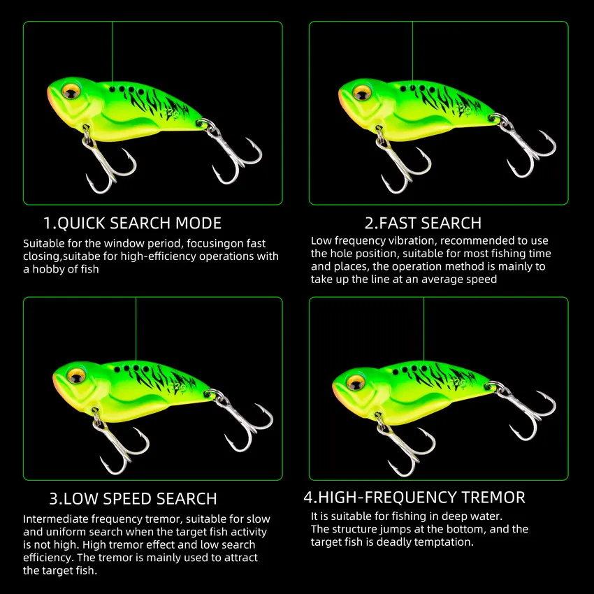 5pcs Metal VIB Spoon Fishing L - Fishing Lure Spoon recension och pris