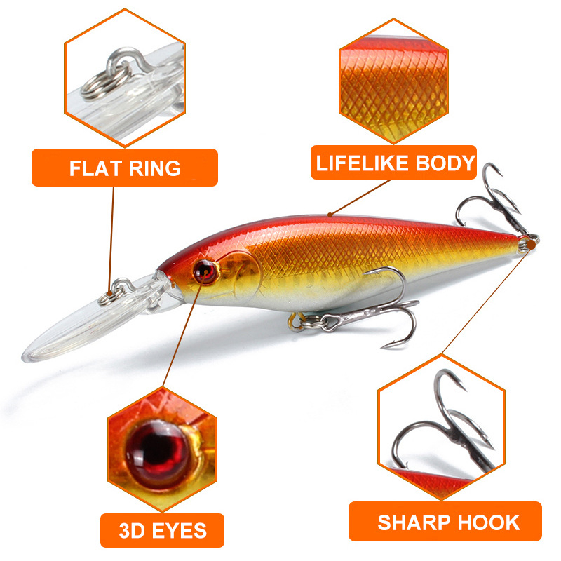 1Pc Minnow Fishing Lure 11cm 1 - Fishing Lure Jerkbait recension och pris