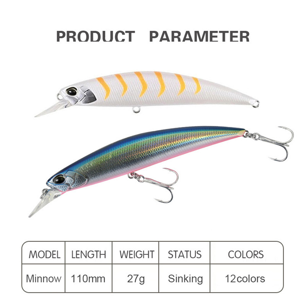 11cm 27g Fishing Lure Minnow W - Fishing Lure Jerkbait recension och pris