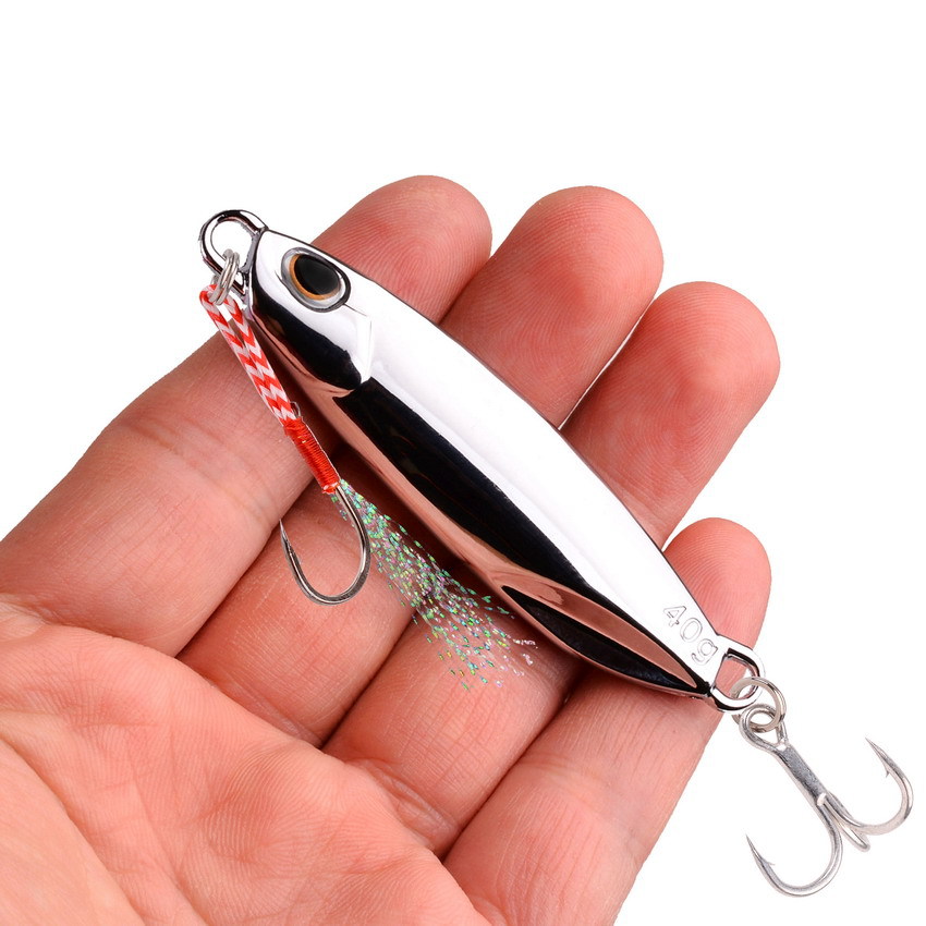 1pc 7g 10g 15g 20g 30g 40g Art - Fishing Lure Spoon recension och pris