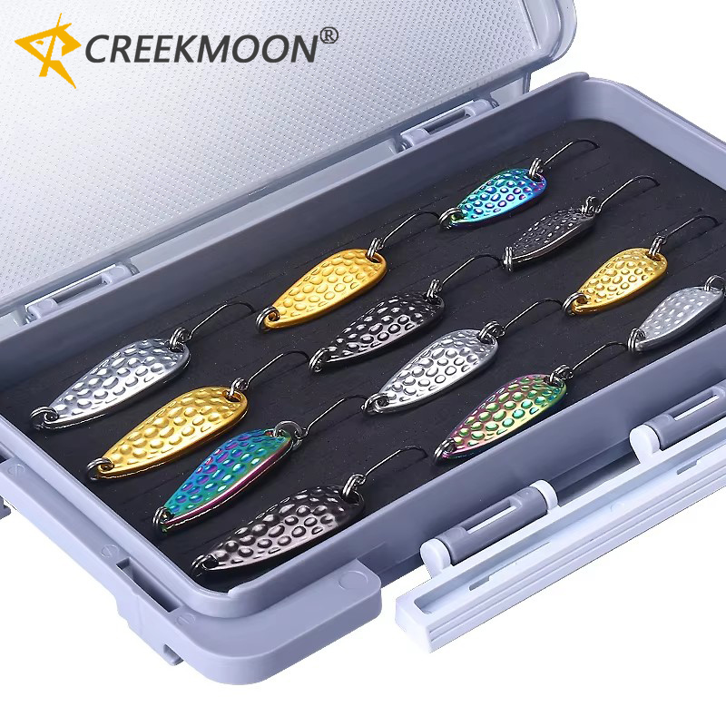 12pcs Zinc Alloy Metal Spoon L - Fishing Lure Spoon recension och pris