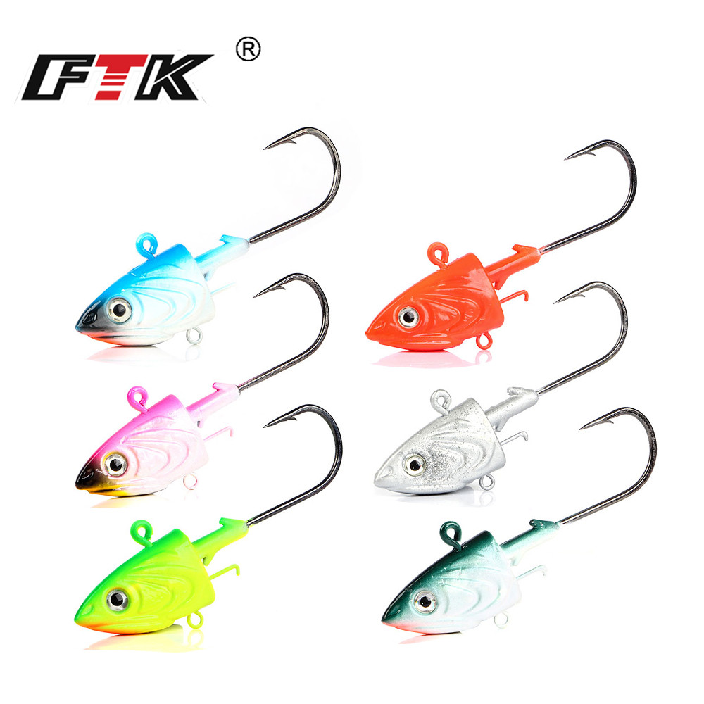 FTK 2PCS Jig Head Fishing Hook - Fishing Lure Spoon recension och pris