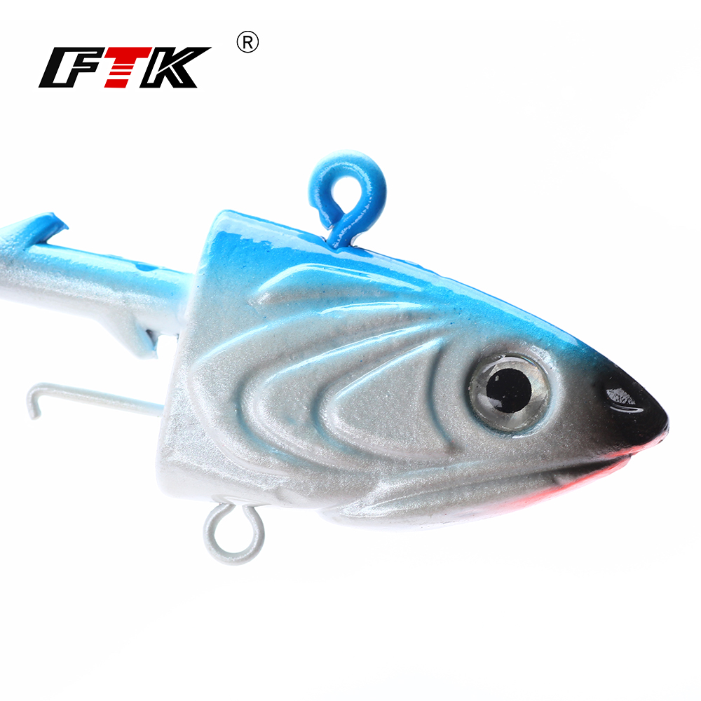 FTK 2PCS Jig Head Fishing Hook - Fishing Lure Spoon recension och pris