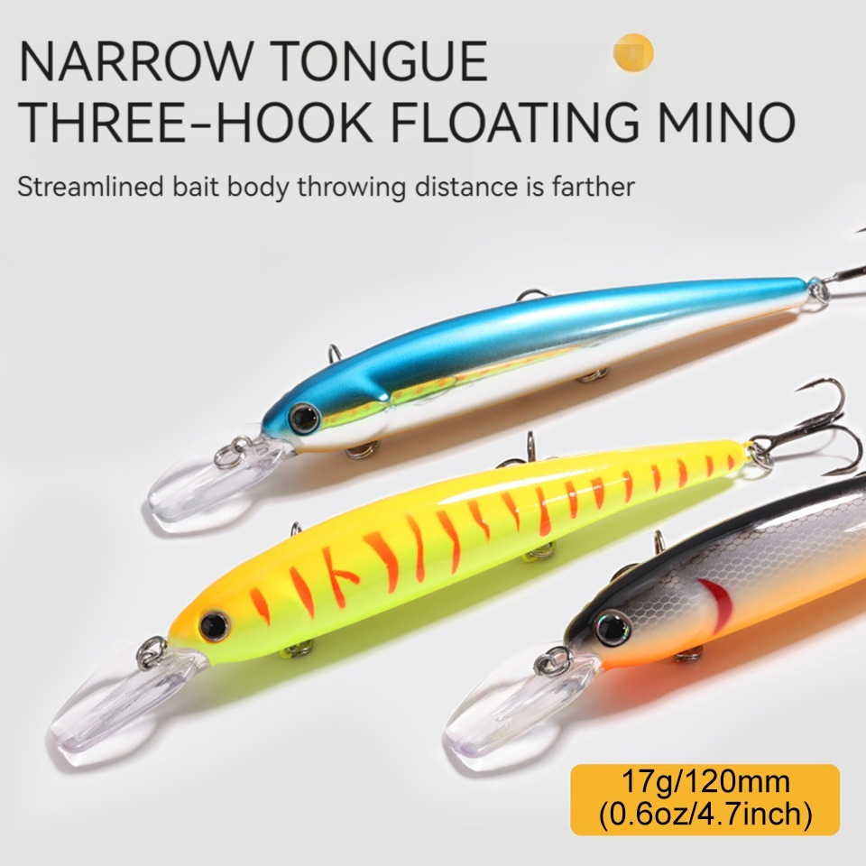 12cm 17g Jerkbait Minnow Big C - Fishing Lure Jerkbait recension och pris