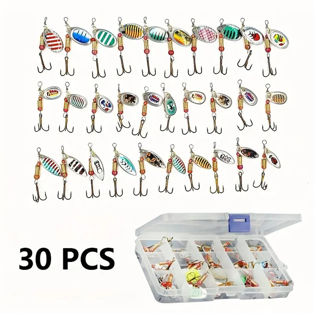 30pcs Metal Spoon Spinner Fish - Fishing Lure Spoon recension och pris